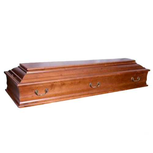 Russian Style Oversize Poplar Wood Coffin manufacturers