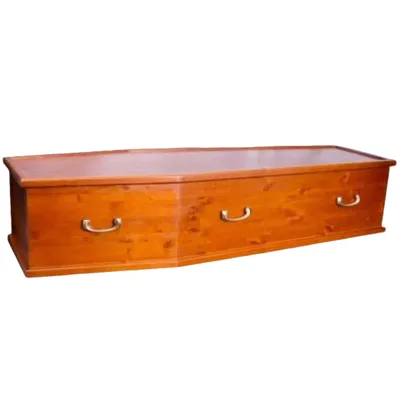 Russyske styl Adult Fir Wood Coffin