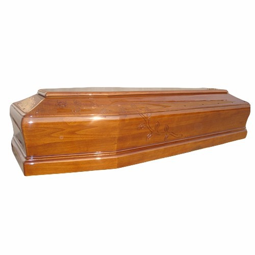 Italian Children Oak Wood Coffin suppliers